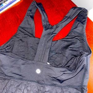 Lululemon Racerback Tank Size 6 Black